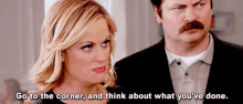 Parks And Recreation Leslie Knope GIF - Parks And Recreation Leslie Knope Go To The Corner GIFs