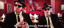 Mission From God Blues Brothers GIF - Mission From God Blues Brothers Smoke GIFs