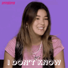 I Dont Know Audrey Mika GIF - I Dont Know Audrey Mika Seventeen GIFs