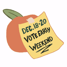 vote early weekend vote early dec18 dec20 dec19