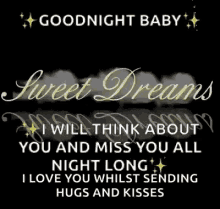 Goodnight Sweet Dreams GIF - Goodnight Sweet Dreams Think About You GIFs
