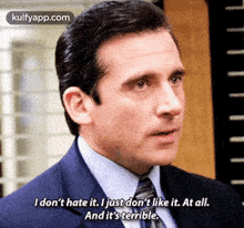 I Don'T Hate It. I Just Don'T Like It. At All.And It'S Terrible..Gif GIF