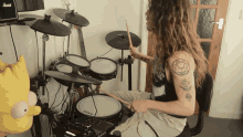 Playing The Drums Bradley Hall GIF