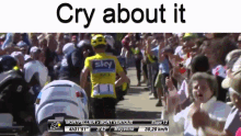 Cry About It Cycling Froome GIF