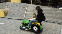 Tractor Women Riding Tractor GIF - Tractor Women Riding Tractor Driving GIFs