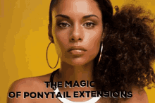 Indique Hair Ponytailhairextensions GIF - Indique Hair Ponytailhairextensions Curlyponytail GIFs