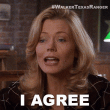 I Agree Alex Cahill GIF - I Agree Alex Cahill Walker Texas Ranger GIFs
