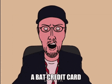 A Bat Credit Card Nostalgia Critic GIF - A Bat Credit Card Nostalgia Critic Doug Walker GIFs