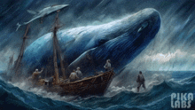 Moby Dick Whale GIF - Moby Dick Whale Storm GIFs