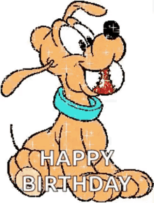 Pluto Happy Birthday GIF - Pluto Happy Birthday Disney GIFs
