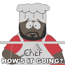 hows it going chef south park s10e1 chefs back