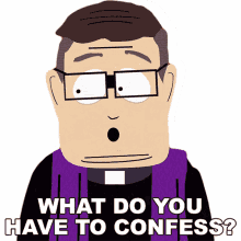what do you have to confess father maxi south park do the handicapped go to hell s4e10