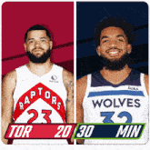 Toronto Raptors (20) Vs. Minnesota Timberwolves (30) First-second Period Break GIF - Nba Basketball Nba 2021 GIFs