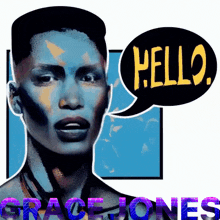 Grace Jones Hi GIF