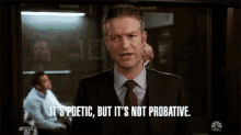 Its Poetic But Not Probative Peter Scanavino GIF - Its Poetic But Not Probative Peter Scanavino Sonny Carisi GIFs
