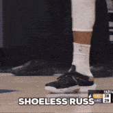 Russell Westbrook Shoeless GIF - Russell Westbrook Shoeless Westbrook GIFs