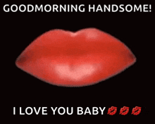 Good Morning Handsome Kiss GIF - Good Morning Handsome Kiss Lips GIFs