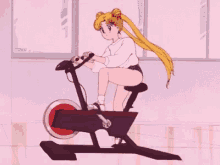 Sailormoon Bike GIF - Sailormoon Bike Exercise GIFs