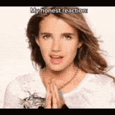 Emma Roberts Honest Reaction GIF - Emma Roberts Honest Reaction GIFs