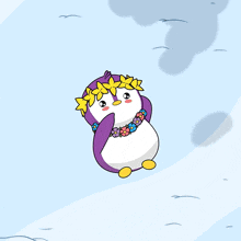 Looking At The Clouds Pudgy Penguins GIF - Looking At The Clouds Pudgy Penguins Looking At The Sky GIFs
