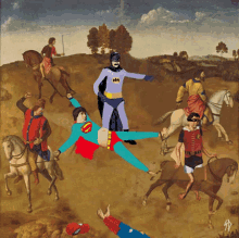 Batman Torturing Superman GIF - Torture Batman Superman GIFs
