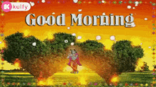 good morning gif sri krishna god devotional