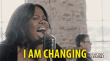 I Am Changing Amber Riley GIF - I Am Changing Amber Riley Sing GIFs