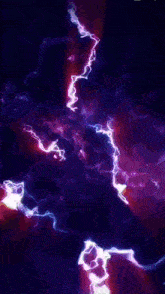 a close up of a blue and purple colored object