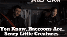 Station19 Rigo Vasquez GIF - Station19 Rigo Vasquez You Know Raccoons Are GIFs