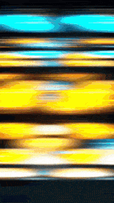 a blurred image of a yellow and blue striped background .
