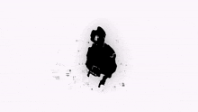 a black and white image of a circle with the letters ii on it