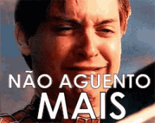 Homemchorando Tobeymaguire Nãoaguentomais GIF - Crying Man Tobey Maguire I Cant Take This Anymore GIFs