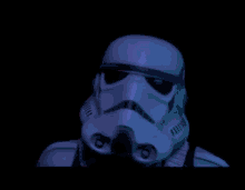 storm trooper light show entranced star wars