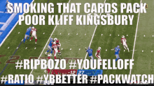 Cards Pack Poor Kliff Kingsbury GIF - Cards Pack Poor Kliff Kingsbury Rip Bozo GIFs