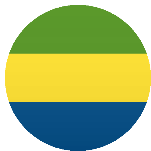Gabon Flags Sticker - Gabon Flags Joypixels Stickers