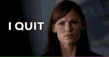 Alias Jennifer Garner GIF - Alias Jennifer Garner I Quit GIFs