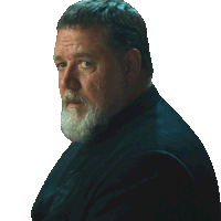 Serious Look Father Gabriele Amorth Sticker - Serious Look Father Gabriele Amorth Russell Crowe Stickers