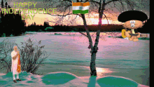 Happy Independence Day Flag GIF - Happy Independence Day Flag Changing Colors GIFs
