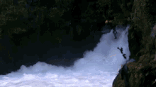 raging waters rapids waterfall rafting raft