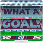 West Ham United F.C. (0) Vs. Burnley F.C. (1) First Half GIF - Soccer Epl English Premier League GIFs