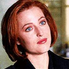 gillian anderson scully smirk what huh