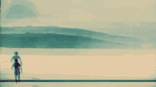 a person walking on a beach with the website surfbunny.tumblr.com visible