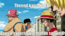 Theend Theend Kaisokudan GIF - Theend Theend Kaisokudan One Piece GIFs