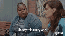 raven goodwin eliza smilf i do say this every week repetitive