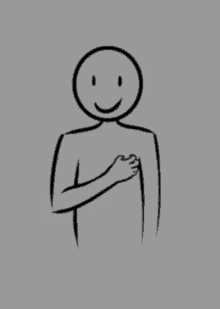 a black and white drawing of a silhouette of a person with a circle around their head .