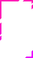 a white frame with a pink border and a purple border .