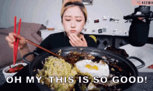 Oh My This Is So Good Eating GIF - Oh My This Is So Good Eating Nomnom GIFs