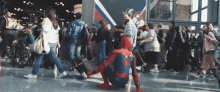 Tumbling Spider Man GIF - Tumbling Spider Man Cosplay GIFs