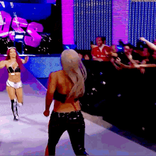 Sasha Banks Punches GIF - Sasha Banks Punches Clocks GIFs