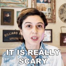It Is Really Scary Scherezade Shroff GIF - It Is Really Scary Scherezade Shroff Its Very Scary GIFs